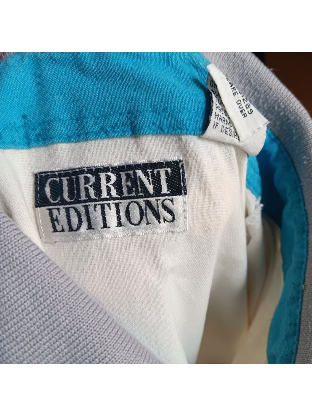 XL True Vintage Pullover Shirt Current Editions Color Block 1990's Yacht Club
